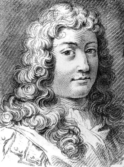 フランソワ・ド・ラ・ロシュフコー（1613-1680）フランスの作家、モラリスト、エングレーヴィング 作： Unbekannter Künstler