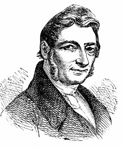 フランツ・クサヴァー・ガーベルスベルガー（1789-1849）速記法の発明者 作： Unbekannter Künstler