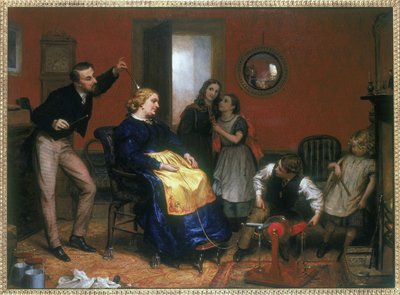 一般、補完医療「頭痛の治療法」、1860年頃 作： Unbekannter Künstler