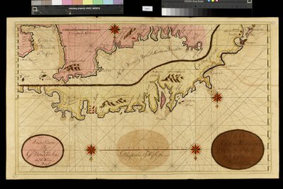 地理地図：コロンビアのカルタヘナの表現。オランダの地図製作者、ゲラルト・ファン・クーレン（1678-1726）が1709-1713年に製作。ローマ、アンジェリカ図書館 作： Unbekannter Künstler