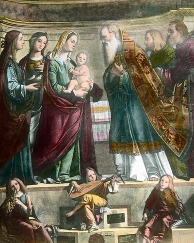 ゲーテはヴェネツィアを訪れ、ここでカルパッチョが描いた「神殿でイエスを示す聖マリア」を見る。 作： Unbekannter Künstler