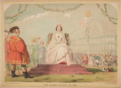 1851年大博覧会「1851年の五月の女王」 作： Unbekannter Künstler