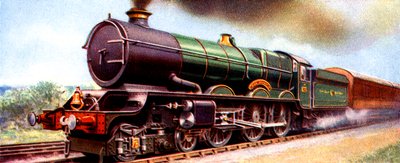 グレート・ウェスタン鉄道の列車 - キング・ジョージ5世 作： Unbekannter Künstler