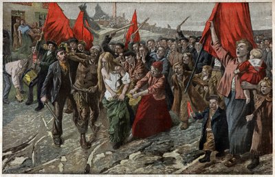 Greve dans le Nord de la France.フランス北部でのストライキ 作： Nicolas Liez