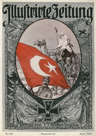 Illustrirte Zeitung：表紙、1915年1月7日 作： Unbekannter Künstler