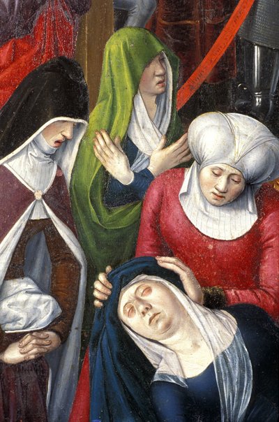 Indre & Loire N* 175 - Chateau de Loches - 磔刑の祭壇画の詳細 - Ecole de Jean Fouquet - 1485 - 。 作： Unbekannt