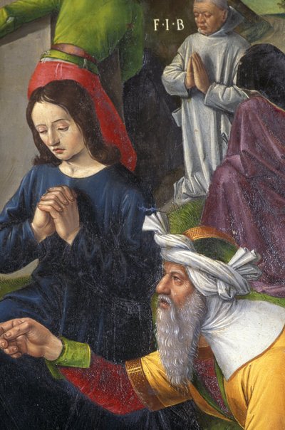 Indre & Loire N* 176 - Chateau de Loches - 磔刑の祭壇画の詳細 - Ecole de Jean Fouquet - 1485 - 。 作： Unbekannt