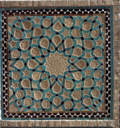 イスラム美術：ジャメの内部パネルの眺め 作： Unbekannt