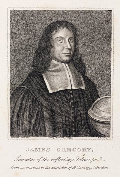 ジェームズ・グレゴリー、スコットランドの数学者、1670年頃 作： Unbekannt