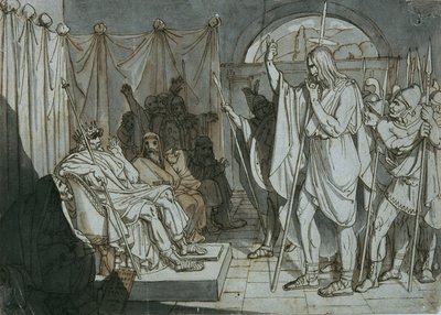 ヘロデの前の洗礼者ヨハネ 作： Unbekannter Künstler