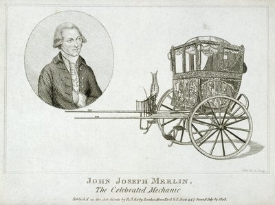 ジョン・ジョセフ・マーリン（ベルギーの発明家・機械工）1770年頃 作： Unbekannt
