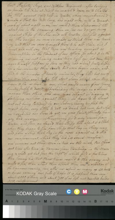 ピーター・ブラウンからサラ・ブラウンへの手紙、1775 年 6 月 25 日 (紙) 作： Unbekannter Künstler