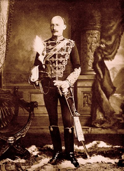 バーデン・パウエル中将、1900年頃の肖像画 作： Unbekannter Künstler