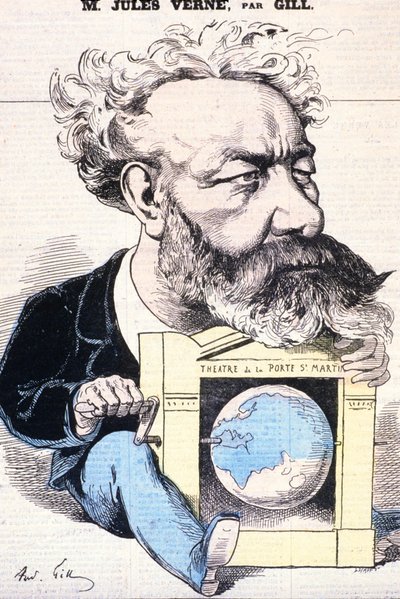 Loire Atlantique N* 183 - Nantes - Musee Jules Verne - Cartoon by Gill 作： Unbekannt