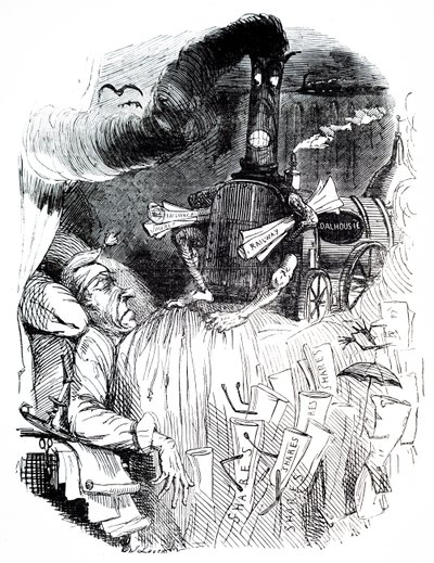 ブロアム卿の鉄道の悪夢 作： Unbekannter Künstler