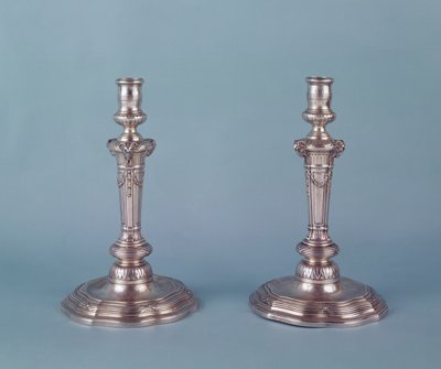 ルイ15世の銀製燭台 作： Unbekannt