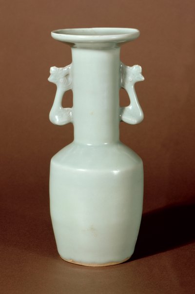 龍驤青磁鳳凰文瓶 宋時代（960～1279）12～13世紀 磁器、灰緑釉 作： Unbekannt