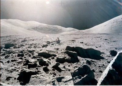 有人宇宙飛行、アメリカ、アポロ15号 月面の全景、アポロ15号 作： Unbekannt
