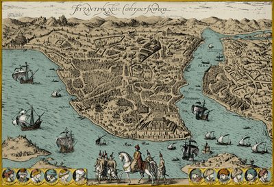コンスタンチノープル 地図 作： Unbekannter Künstler
