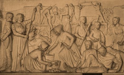 Marble relief with the story of the Boer trek, Voortrekker Monument in honour of the Boers, capital Pretoria, Tshwane, South Africa, Pretoria, Africa (photo)   1438874   ja       japanese Successfully Translated  Original: Bridge in a Continental Town Tran 作： Unbekannter Künstler