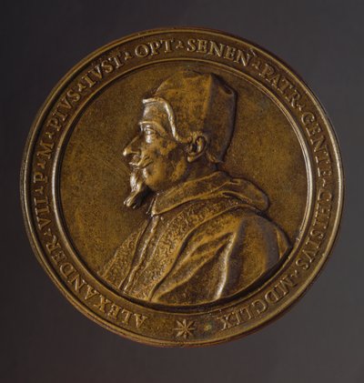 1656～1657年にローマを襲ったペストを記念したメダル 作： Benjamin Baud
