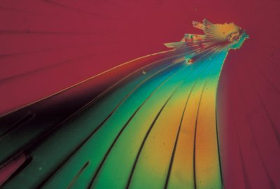 顕微鏡写真 (光) ケイ酸ナトリウム、光学顕微鏡写真 作： Unbekannter Künstler