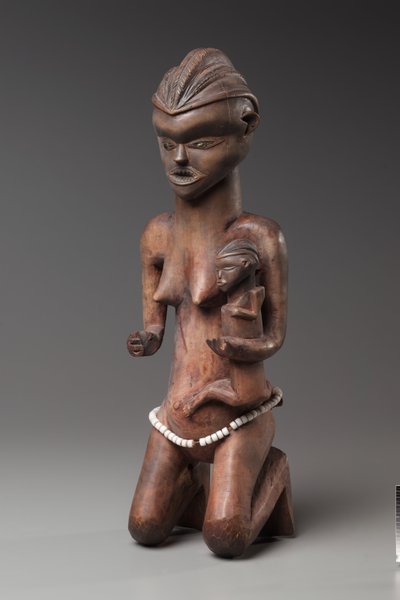 母子図、1800年代後半〜1900年代初頭 作： Unbekannt