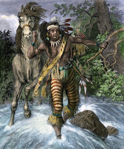 アメリカの先住民：インディアンシッティング・ブルまたはインディアン名タタンカ・イヨタンカまたはタタンカ・ヨタンカまたはタタンカ・イヨタケ（"Sitting Taurus "または "Rest Taurus" 作： Unbekannter Künstler