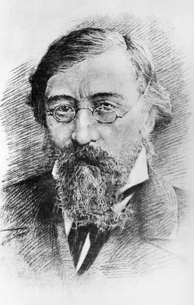 ニコライ・G・チェルヌィシェフスキー（1828～1889）、エングレーヴィングより。 作： Unbekannt