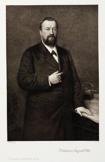 ニコラウス・アウグスト・オットー、ドイツのエンジニア、1870年代頃 作： Unbekannt