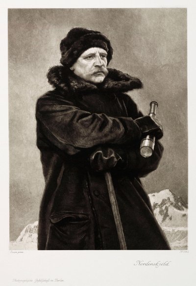 Nils Adolf Erik Nordenskjold, スウェーデンの地質学者・北極圏探検家, 1880年代頃 作： Unbekannt