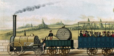 2等車を引く「ノーススター 作： Unbekannt