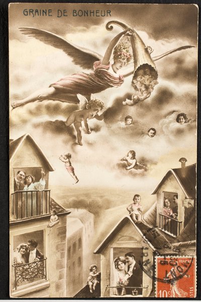 古い絵葉書/Seed of Happiness 作： William M. Timlin