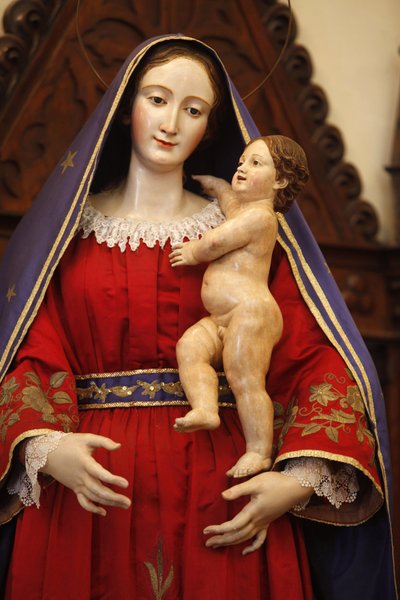 オラトリオ・コンフラテルナーレ・デル・SS.モ・クロチェフィッソ（1714年）、ガリポリ、アプリア 聖母と子供、ガリポリ、イタリア 作： Unbekannt