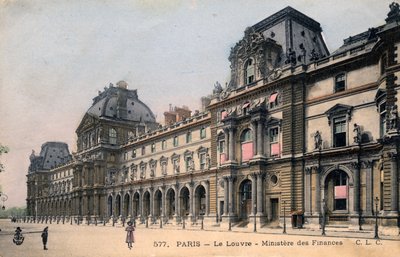 フランス、パリ：ルーブル美術館、財政省 作： Unbekannter Künstler