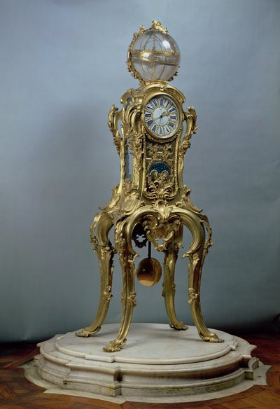 ジャック・カフィエリ（1678-1755）がフランスのルイ15世のために製作したパサメント天文時計 作： Unbekannt