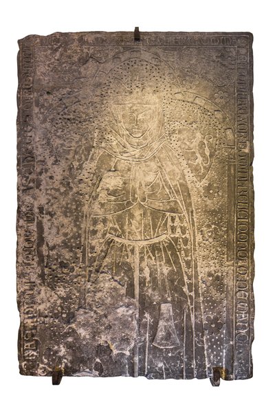 騎士Reli de Mareuilの妻Petronille、1280年頃死去（Tombstone）Royaumontのシトー会修道院（abey）1228-1235 Asnieres-sur-Oise（Asnieres sur Oise） 作： William M. Timlin