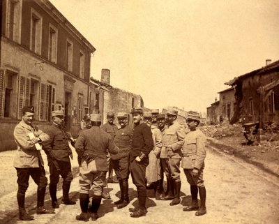 第一次世界大戦の最初の数ヶ月間の歩兵中尉の個人アルバムからの写真 作： Unbekannt