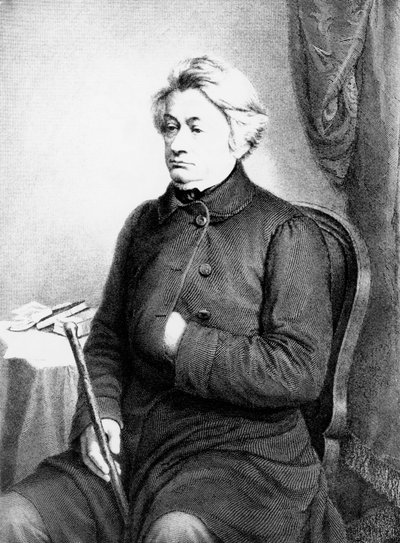 アダム・ベルナルド・ミッキェヴィッチ（1798-1855）の肖像（ポーランドの詩人、劇作家、エッセイスト、政治活動家、Vezenberg & Co.による写真の後のエングレーヴィング 作： William M. Timlin