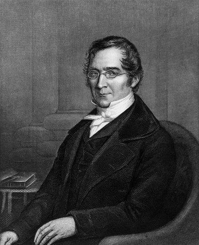 フランスの化学者・物理学者、ジョセフ・ルイ・ゲイ＝リュサック（1778-1850）の肖像、エングレーヴィング 作： William M. Timlin