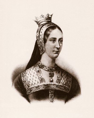 フランス王妃メアリー・イエレ（またはマリー・チューダー）（1497-1534）の肖像、エングレーヴィング、sd. 作： Unbekannter Künstler