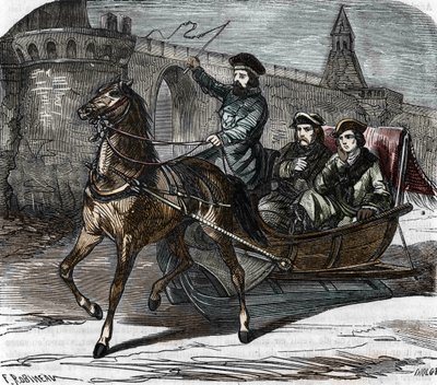 1756 年 6 月、ロシアのエオンの騎士の肖像 作： Alec Hunter