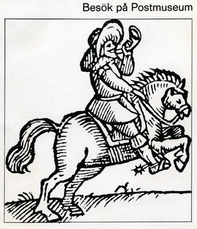 ポストライダー（木版画 作： Unbekannt