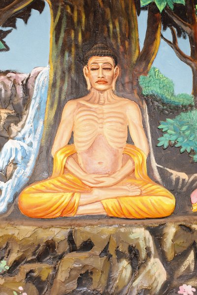 Preah Prom Rath MonasteryLife of BuddhaExperiment with Asceticism, Siem Reap, Cambodia 作： Unbekannt