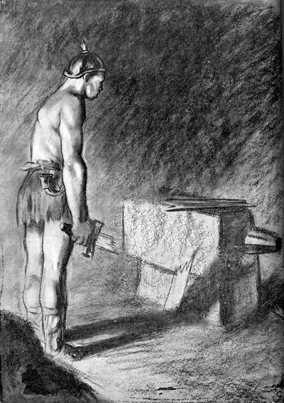 プロイセンの軍事的弱点 - 第一次世界大戦の風刺画 作： Unbekannter Künstler