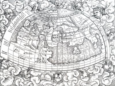 アレクサンドリアのプトレマイオスが作成した当時の世界地図。 作： Unbekannt