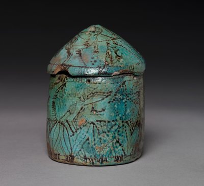 蓋のあるピクシス、中王国後期から新王国初期、紀元前1901年から1525年頃 作： Unbekannt