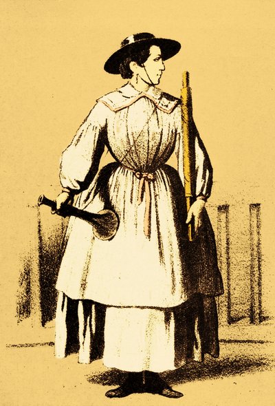 1845年頃、鉄道の踏切警備員 作： Unbekannter Künstler