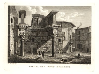 フォーラム・パラディウム跡（Avanzi del Foro Palladio、ローマ 作： Unbekannt