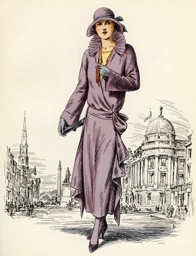 スコットランドの女性ファッション1922 作： Unbekannter Künstler